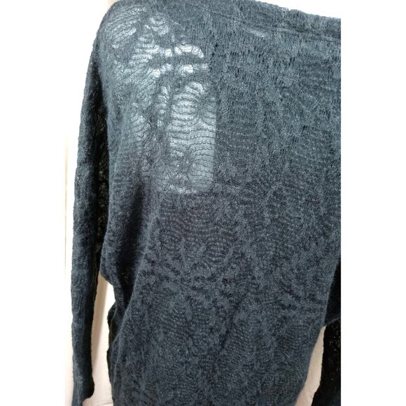 Laila Jayde NWT Womens Sheer Knit Seaweed Green/Gray Solid Slip Dress Small - Picture 8 of 12